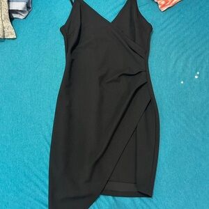 Forever 21 Black Asymmetrical Dress